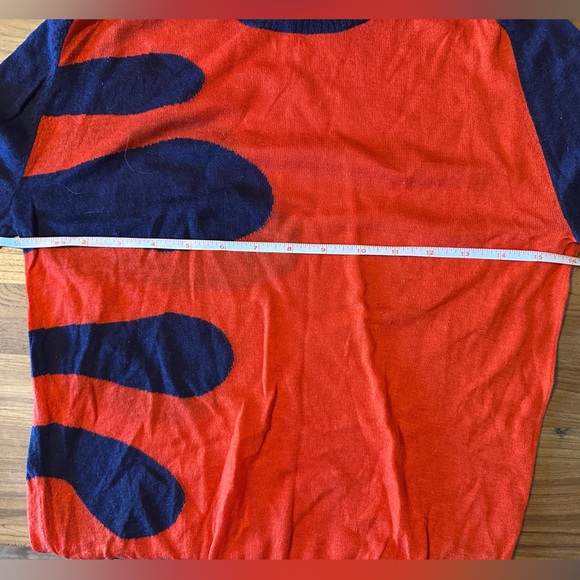 SI-IAE (Anthropologie) abstract asymmetrical 100% cashmere sweater - Picture 5 of 5